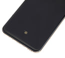 Pantalla OLED con marco para LG V60 ThinQ 5G (Marco plata, Blanco elegante)
