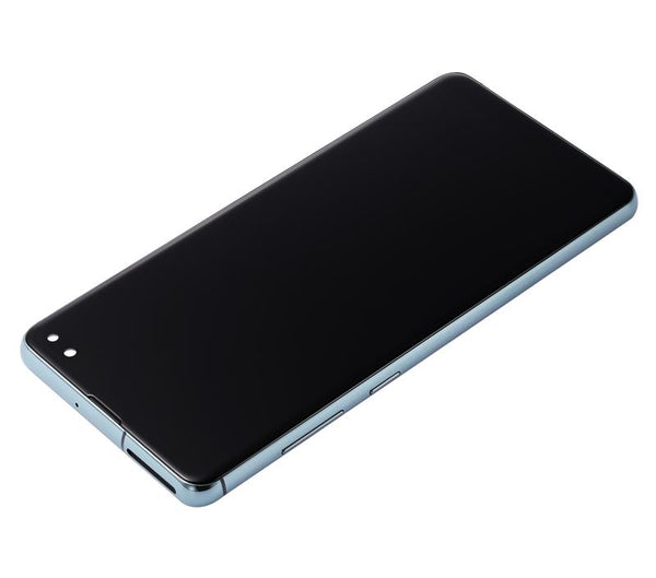 Pantalla LCD con marco para Samsung Galaxy S10 Plus (sin sensor de huellas) (Verde Prisma)