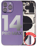 Tapa trasera con componentes para iPhone 14 Pro Max (Version EE. UU.) original usada color Morado Profundo