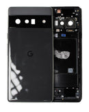 Tapa trasera para Google Pixel 6 Pro (Usada Original Grado B/C) (Negro Tormentoso)