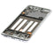 Pantalla OLED para Samsung Galaxy A51 5G (A516 / 2020) con marco (Blanco Prism Cube) (Reacondicionado)