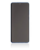Pantalla OLED para Samsung Galaxy S20 Plus 5G con marco (original) (Azul Aura)