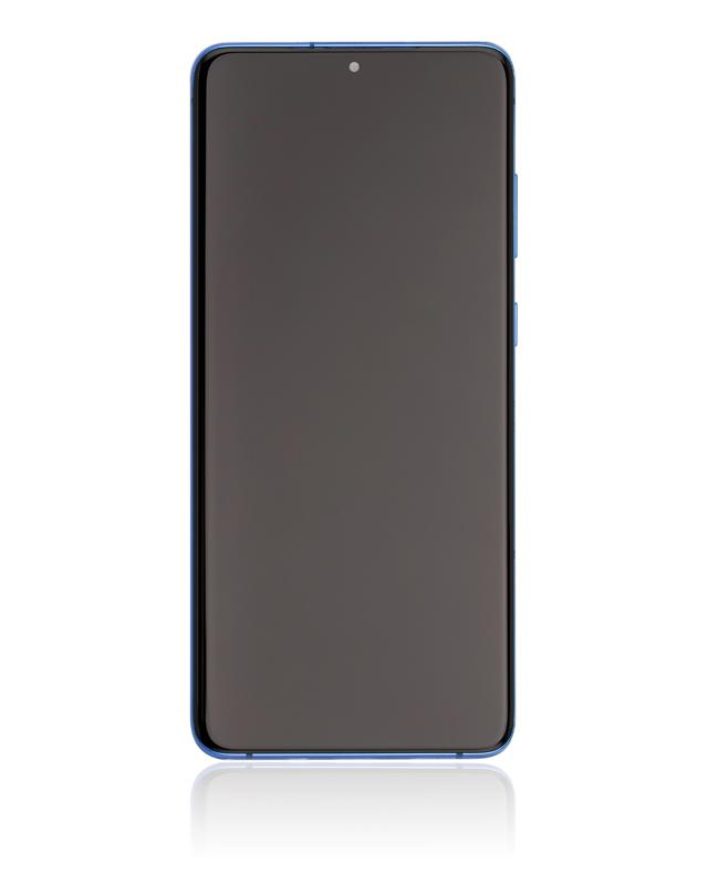 Pantalla OLED para Samsung Galaxy S20 Plus 5G con marco (original) (Azul Aura)