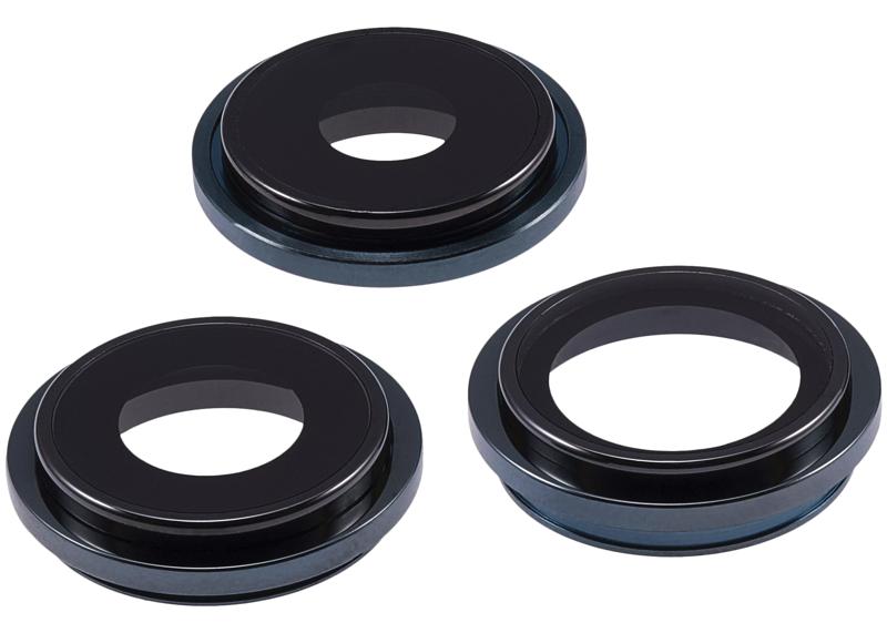 Lente de camara trasera con marco y bisel para iPhone 13 Pro / 13 Pro Max (Verde Alpino) (Zafiro Real / Premium)