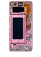 Pantalla LCD con marco para Samsung Galaxy S10 (sin sensor de huella) - Rosa Flamingo