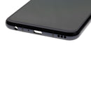 Pantalla OLED con marco para LG G8X ThinQ / V50S ThinQ 5G (Aurora Black)