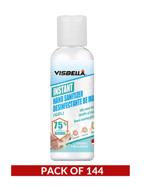 Gel Desinfectante de Manos 75% Alcohol (Botella con Tapa / 100 ml) (144 Pzas / Caja)