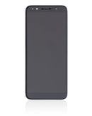 Pantalla LCD con marco para T-Mobile Revvl 2 (5052W / 2019) Negro