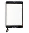 Digitalizador para iPad Mini 1 / iPad Mini 2 con chip IC y boton de inicio pre-instalado (Negro)