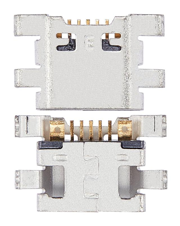 Puerto de carga para LG K8 (2017) / LG K8 2018 / Aristo 2 / Aristo 2 Plus / Phoenix 4 / LG Q6 / Q6 Plus / LG X Power 3 / LG Stylo 2 / 3 / X Power / X Power 2 / X Charge / LG Q60 (Se requiere soldadura) (Paquete de 10)