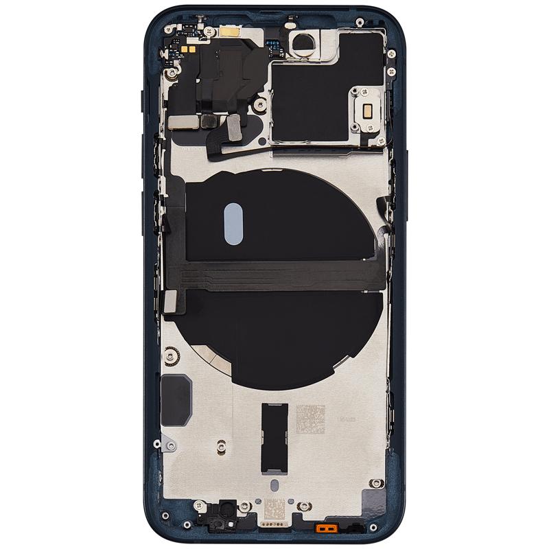 Tapa trasera con componentes pequeños pre-instalados para iPhone 13 Mini (Versión Internacional) (Original Usada: Grado C) (Medianoche)