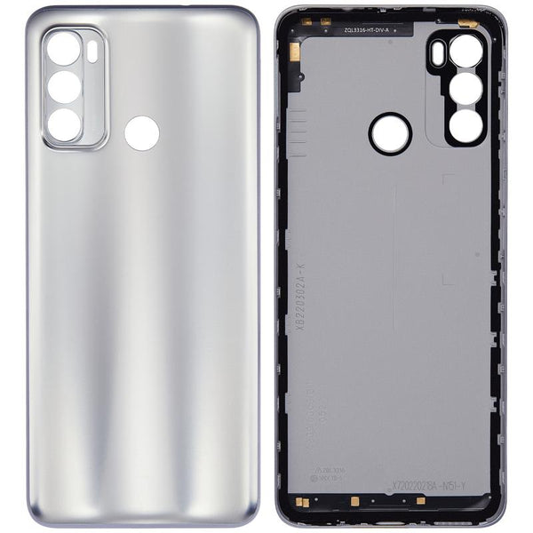 Tapa trasera para Motorola Moto G40 Fusion (Plata)