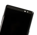 Pantalla OLED con marco para Samsung Galaxy Note 8 (Original usada: Grado B/C) (Negro Medianoche)