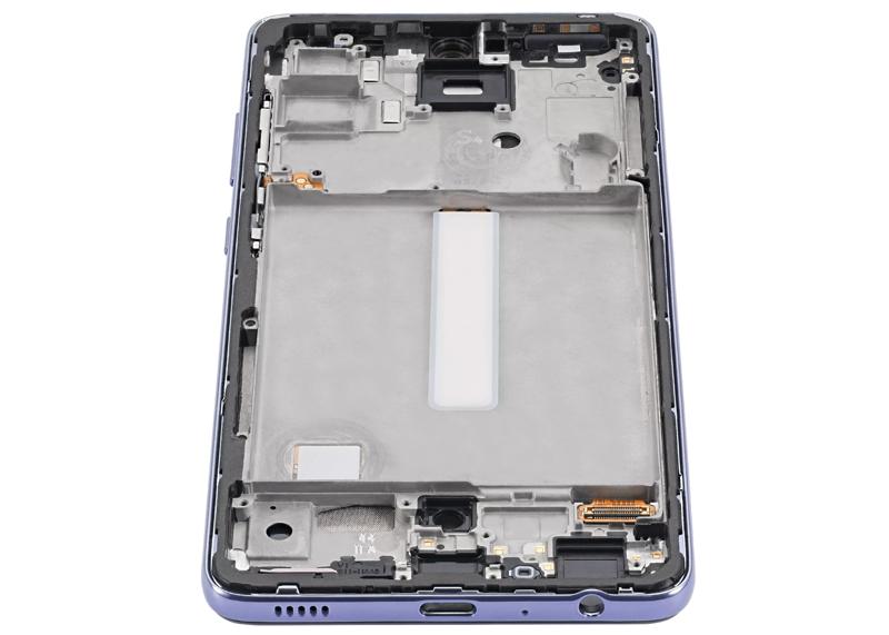 Pantalla OLED con marco para Samsung Galaxy A52 4G (A525 / 2021) / A52 5G (A526 / 2021) / A52S 5G (A528 / 2021) (6.46") (Morado Fantastico)