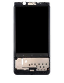Pantalla LCD con marco para BlackBerry KEYone (Reacondicionado) (Negro)