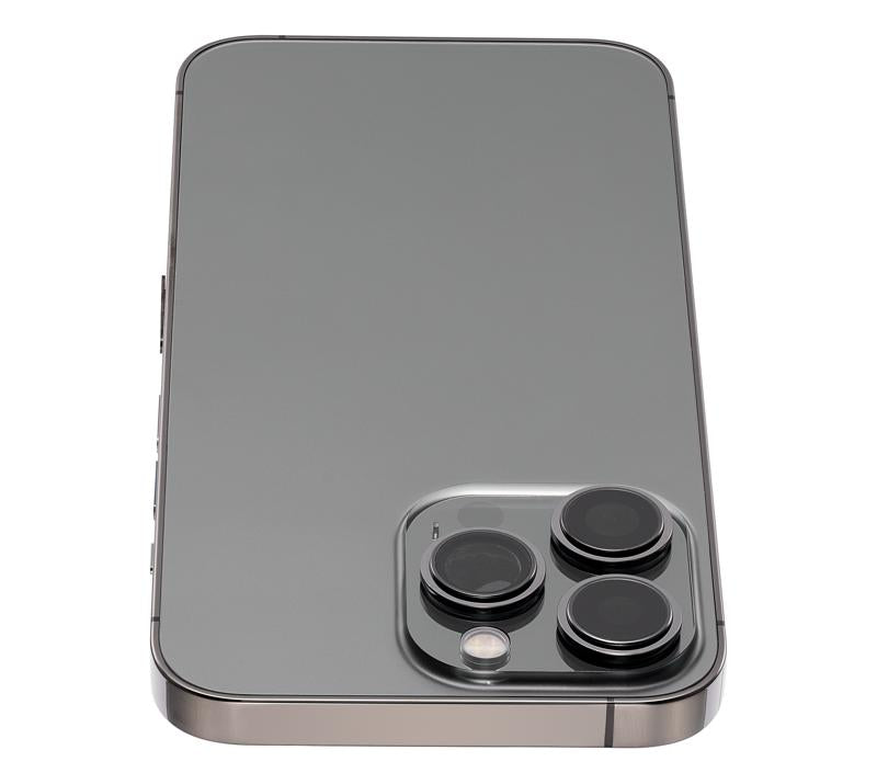 Tapa trasera para iPhone 13 Pro con componentes pequeños pre-instalados (Sin logo) (Versión internacional) (Grafito)