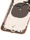 Tapa trasera con componentes pequenos pre-instalados para iPhone XS Max (Usada original: Grado C) (Dorado)