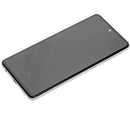 Pantalla OLED con marco para Samsung Galaxy A72 (A725 / 2021) Original (Blanco Asombroso)