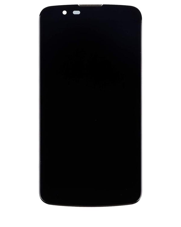 Pantalla LCD con marco para LG K10 (2016) (Reacondicionado) (Negro)