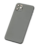 Tapa trasera para iPhone 11 Pro Max con componentes pequeños pre-instalados (Verde Medianoche)