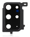 Lente de camara trasera con aro para Samsung Galaxy S20 Plus (Negro Cosmico)