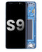 Pantalla OLED con marco para Samsung Galaxy S9 (Coral Blue)
