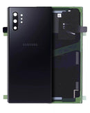 Tapa trasera con lente de camara para Samsung Galaxy Note 10 Plus / 5G (original) (Aura Black)