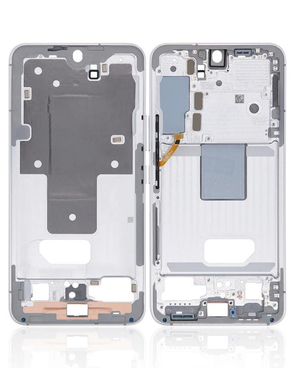 Marco intermedio para Samsung Galaxy S22 5G (Version Norteamericana) (Blanco)