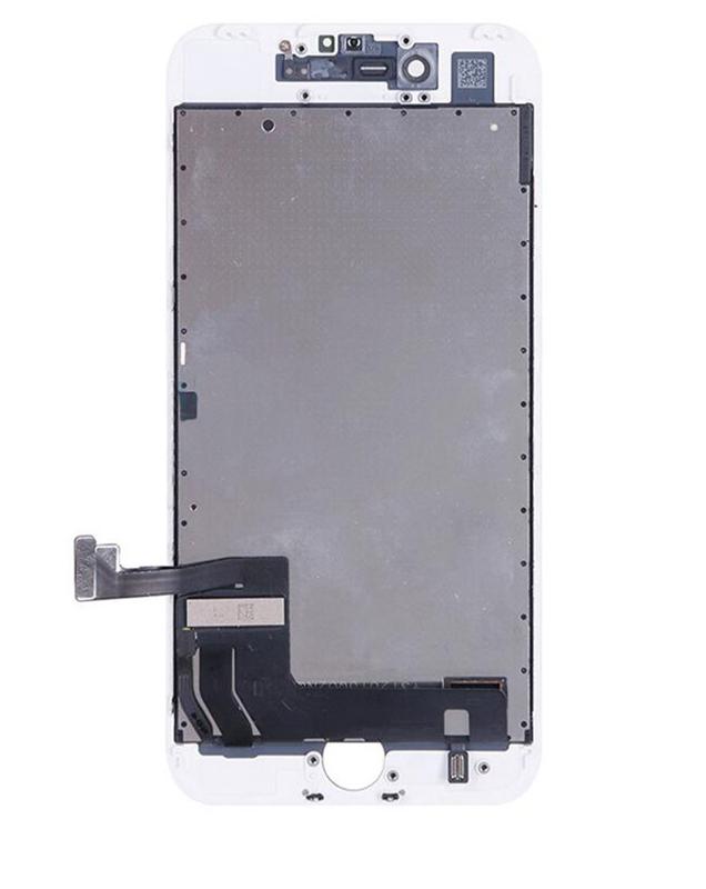 Pantalla LCD para iPhone 7 con placa de metal (Blanco)