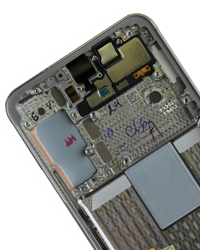 Pantalla OLED con marco para Samsung Galaxy S22 5G (Blanco, Refurbished)