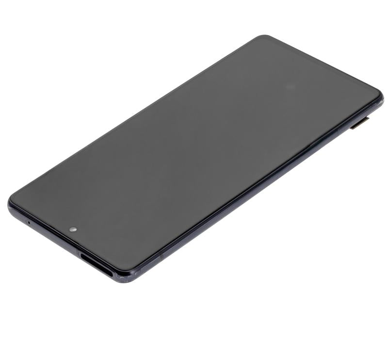 Pantalla OLED con marco para Samsung Galaxy A71 5G (Prism Cube Black)