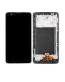 Pantalla LCD con marco para LG G Stylo 2 (Reacondicionado) (Negro)