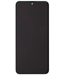 Pantalla LCD con marco para LG K50s (Reacondicionado) (Negro)