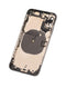 Tapa trasera para iPhone XS con componentes pequenos pre-instalados (Gris Espacial)