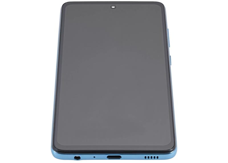 Pantalla OLED con marco para Samsung Galaxy A52 4G / A52 5G / A52S 5G (Azul)