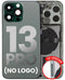 Tapa trasera para iPhone 13 Pro con componentes pequeños pre-instalados (Sin logo) (Versión US) (Verde alpino)