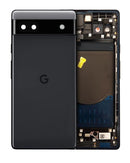 Tapa trasera para Google Pixel 6a original (Negro)