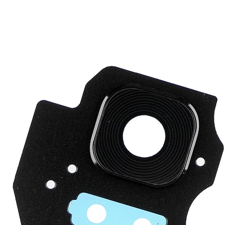 Lente de camara trasera con aro para Samsung Galaxy S8 Plus (Negro)