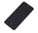 Pantalla OLED con marco para LG V60 ThinQ 5G (Marco plata, Blanco elegante)