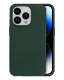 Funda Rugosa Mate Asteroid para iPhone 14 Pro Verde 1 PAQUETE