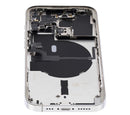 Tapa trasera para iPhone 14 Pro con componentes pequenos preinstalados (Version EE.UU.) (Original Usado: Grado A) (Plata)