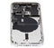 Tapa trasera para iPhone 14 Pro con componentes pequenos preinstalados (Version EE.UU.) (Original Usado: Grado A) (Plata)