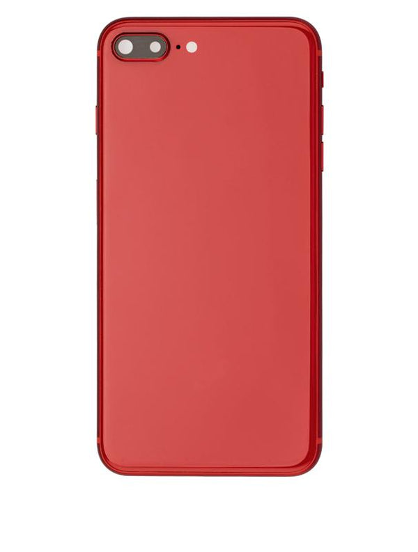 Tapa trasera con componentes pequeños para iPhone 8 Plus (Original, Usada, Grado C) (Rojo)
