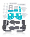 Conjunto completo de botones para Nintendo Switch Lite (Turquesa)