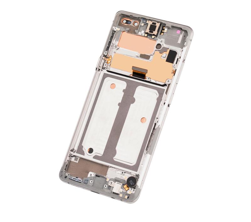 Pantalla OLED con marco para Samsung Galaxy S10 5G (Reacondicionado) (Plata Corona)