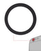 Lente de camara trasera (solo vidrio) con adhesivo para iPhone 6 / 6S (Todos los colores) (Paquete de 10) (Zafiro real)