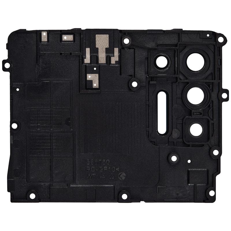 Cubierta de antena con lente de camara trasera para Motorola Moto G Stylus 6.8" (XT2115 / 2021) (Negro Aurora)
