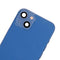 Tapa trasera para iPhone 13 con componentes pequeños pre-instalados (Versión Internacional) (Azul)