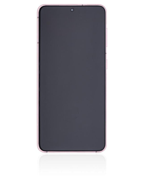 Pantalla OLED para Samsung Galaxy S21 5G con marco (Reacondicionada) (Violeta Fantasma)