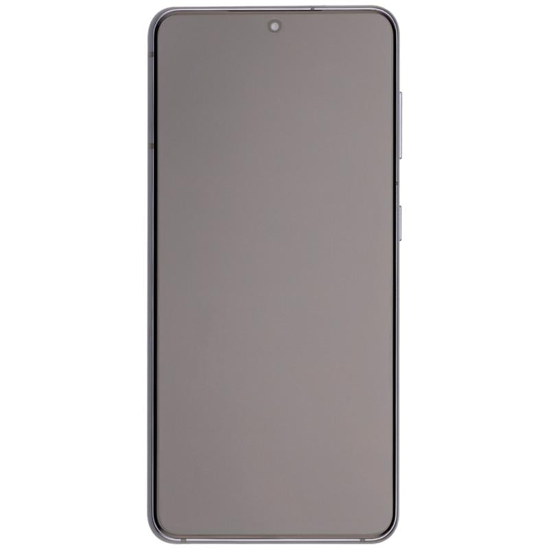 Pantalla OLED para Samsung Galaxy S21 5G con marco (Gris Fantasma)